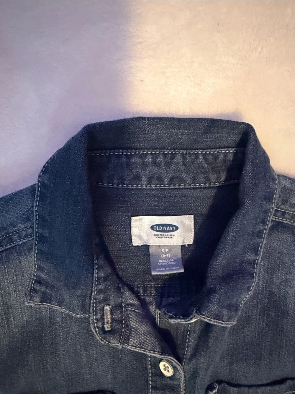 Old Navy Denim Shirt Dress - Blue